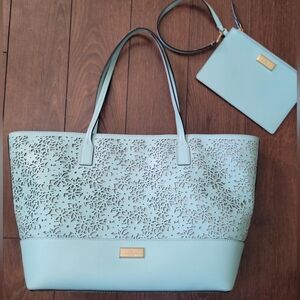Kate Spade Floral Tote And Pouch